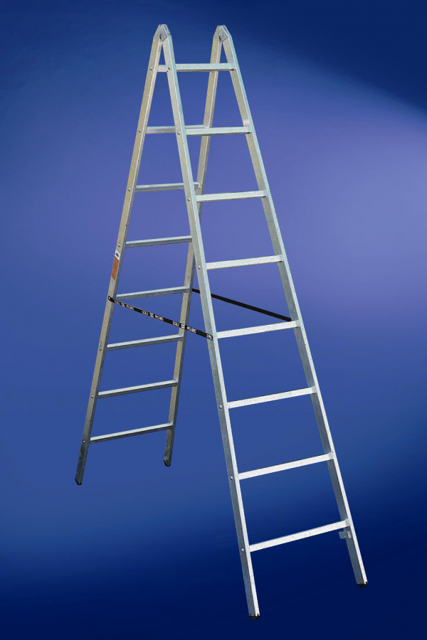 SCALA APRIBILE A DOPPIA RAMPA