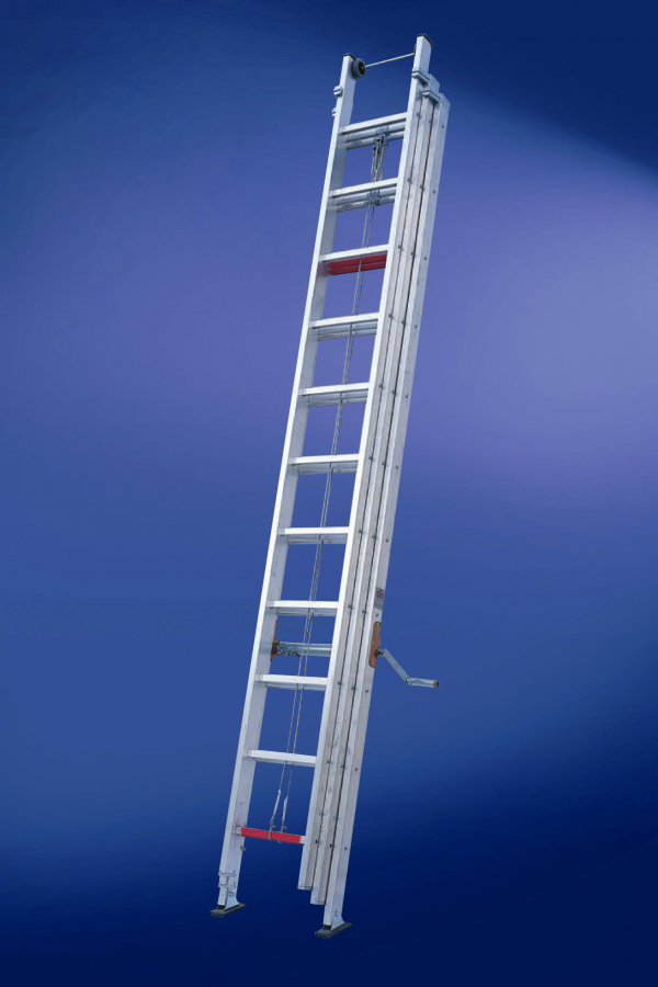 SCALA A SFILO DA APPOGGIO CON ARGANO